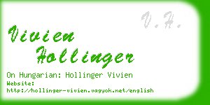 vivien hollinger business card